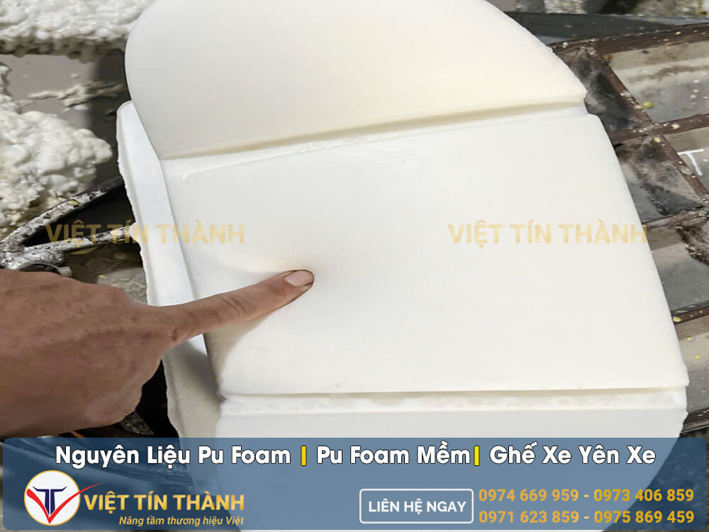 pu foam mềm sản xuất yên xe